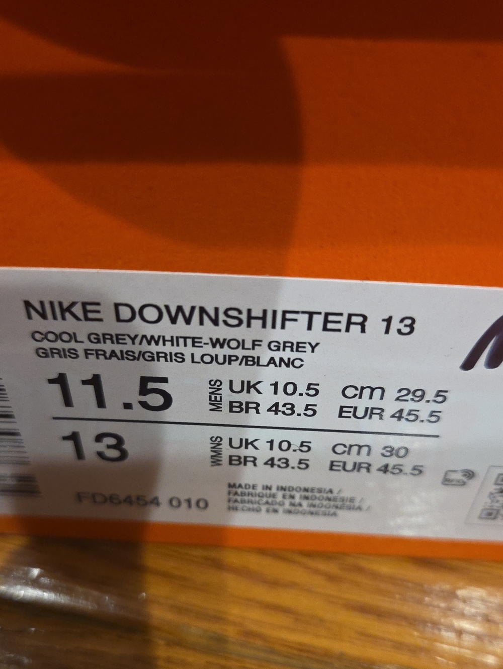 Men's Nike Downshifter 13 Shoes Size 11.5 NEW IN BOX - Picture 6 of 6